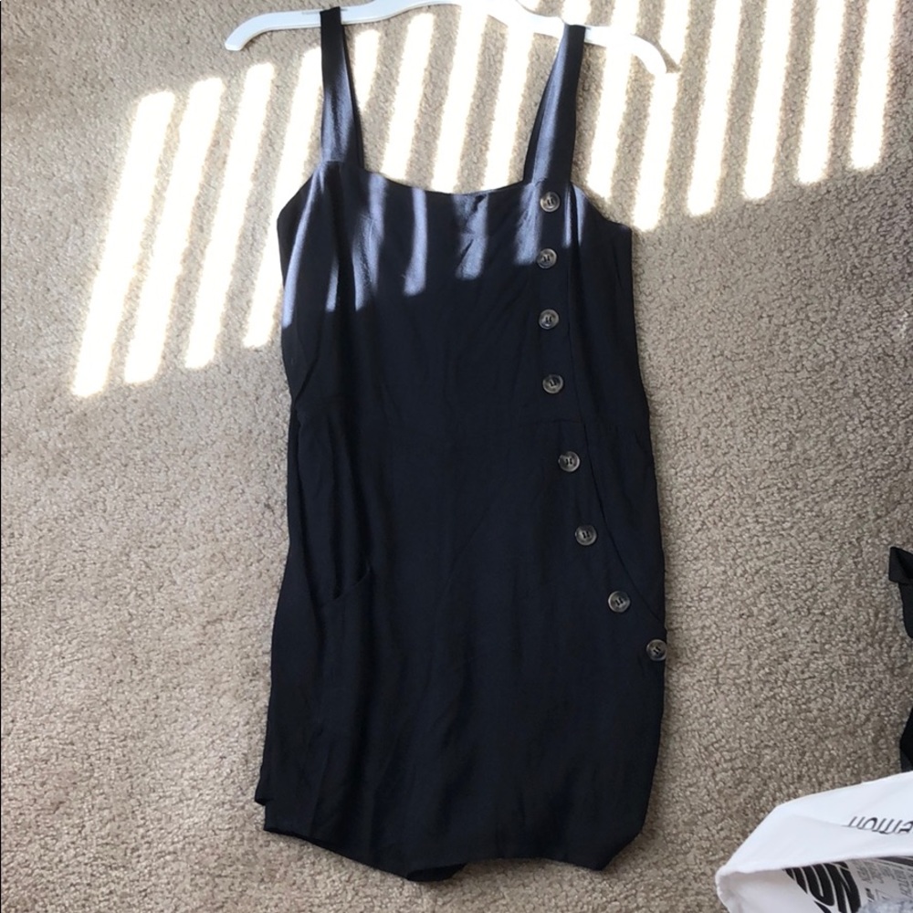 Black romper with buttons!